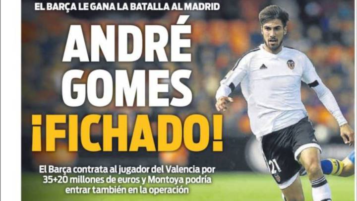 Portada del Diario Sport del día 22 de julio de 2016.
