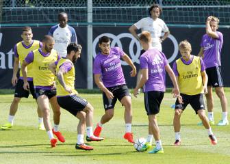 Zidane tries out Benzema and Morata together up front
