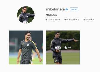 Arteta borra su pasado 'Gunner' de su cuenta de Instagram