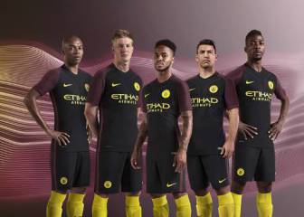 El Manchester City presentó su nueva segunda equipación
