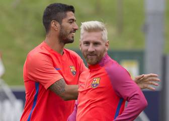 Messi ya se entrena con sus compañeros en Inglaterra