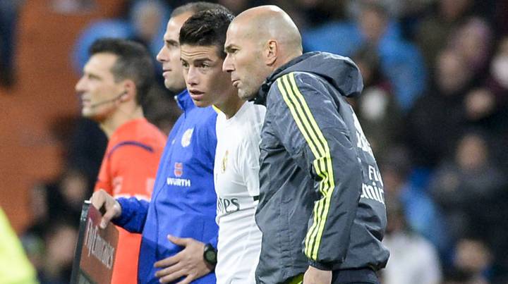 Zidane lo confirma: James se queda en el Real Madrid