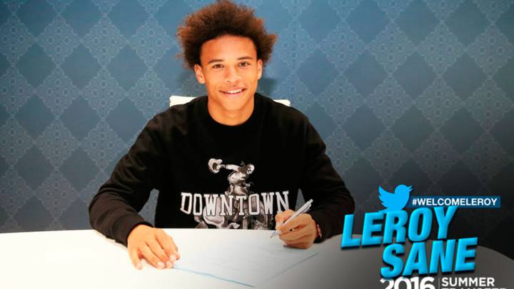 Sané joins Man City