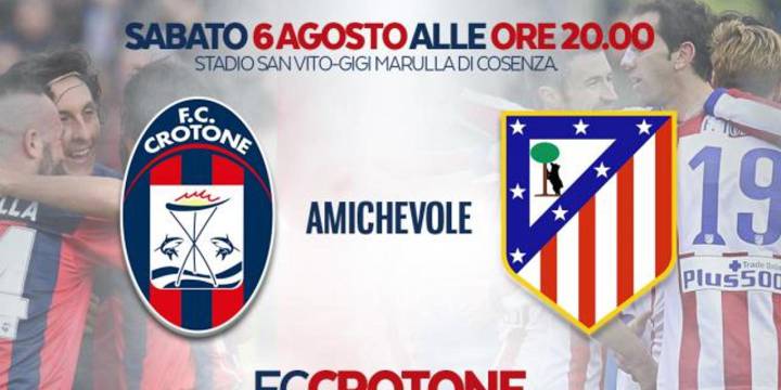 El Crotone, recién ascendido a la Serie A, rival del Atlético el 6-A