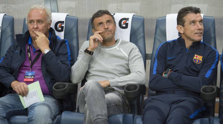Luis Enrique: “¿Los porteros? No temo que se puedan marchar"