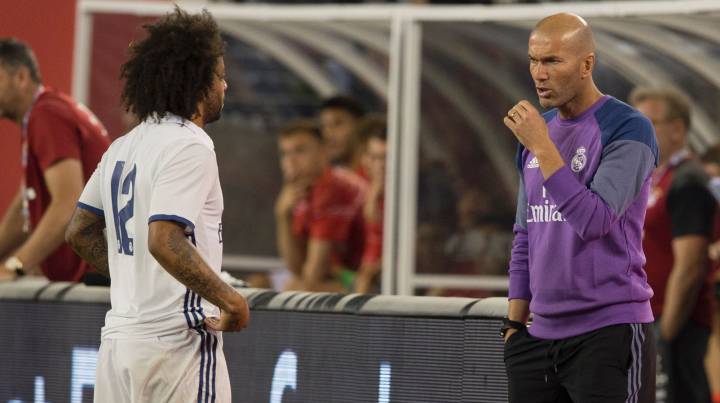 Marcelo aplaude a Zidane: "Ha demostrado su talento"