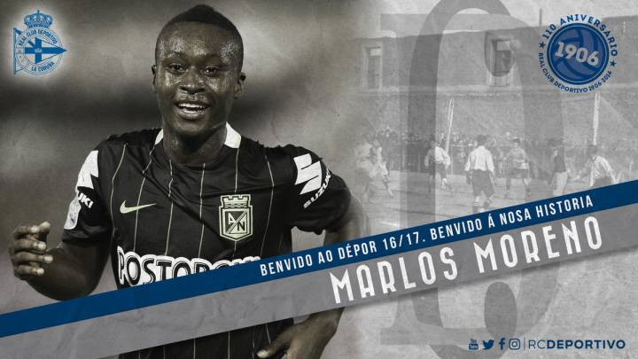 Moreno: Colombian signs for Man City and is loaned to Deportivo