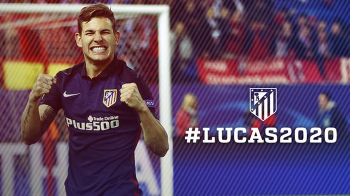 Atlético de Madrid: Lucas Hernández renueva hasta 2020