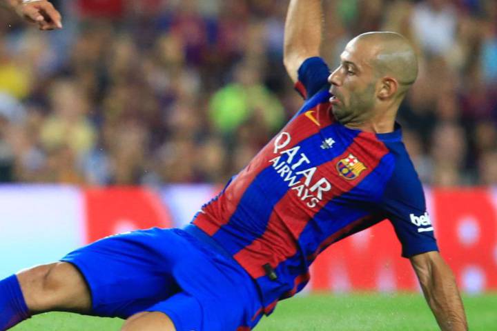 Mascherano estará una semana de baja por lesión
