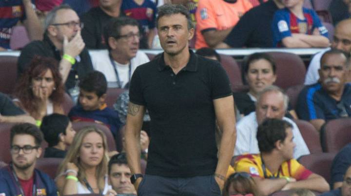 Luis Enrique: “We deserve a lot of credit for these three points”