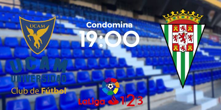 UCAM vs Córdoba en vivo y en directo online, partido de la segunda jornada de Liga 1,2,3, hoy domingo 28/08/2016 a las 19:00 CEST en AS