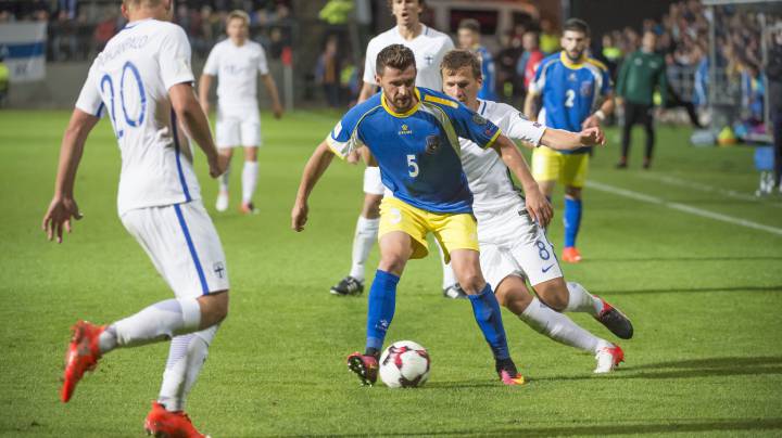 Kosovo empata con Finlandia en su primer partido oficial