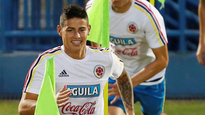 Nuevo escaparate para James antes de volver a Madrid: se mide a la Brasil de Tite