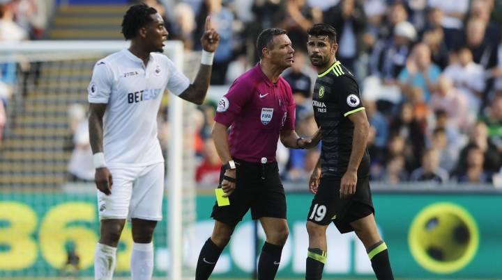 Un doblete de Costa le da un punto al Chelsea ante el Swansea