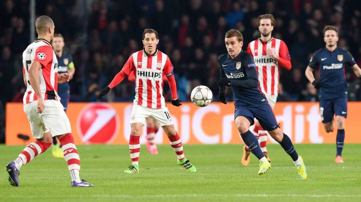 El Atlético de Madrid y el PSV, hermanados por un estilo