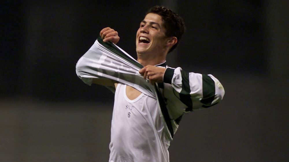 Así era Cristiano Ronaldo en sus comienzos con el Sporting de Lisboa