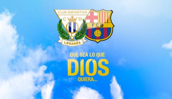El Leganés sorprende con otro cartel en el que aparece Messi