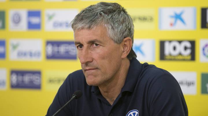 Setién: "Veo en la plantilla una igualdad e intensidad enorme"
