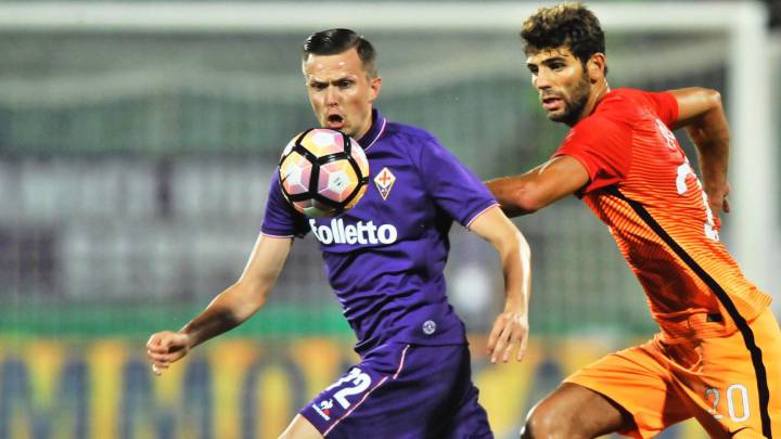 El Fiorentina vence 1-0 al Roma con un gol en el 82' de Badelj
