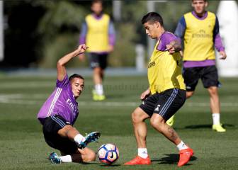 James vuelve a la titularidad en el Bernabéu 136 días después