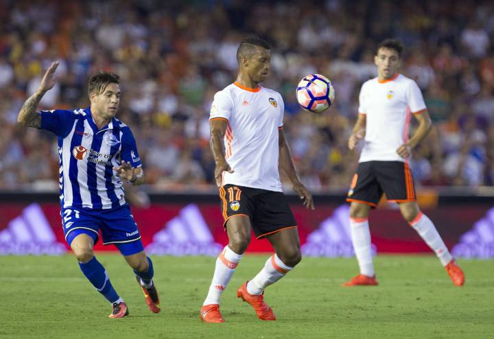 Valencia vs Alavés en directo y en vivo online, quinta jornada de la Liga Santander 2016/17, hoy, 22 de septiembre de 2016 a las 22:00 horas en As.