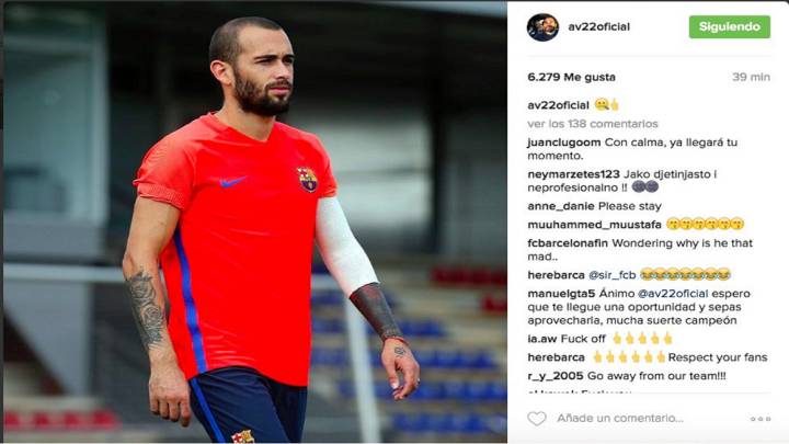 Aleix Vidal lashes out in social media outburst