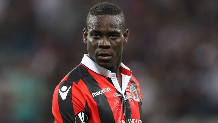 Mario Balotelli, durante un partido de Europa League.