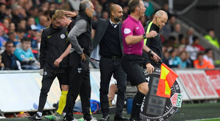 Buenas noticias para el Barça:
De Bruyne no estará por lesión