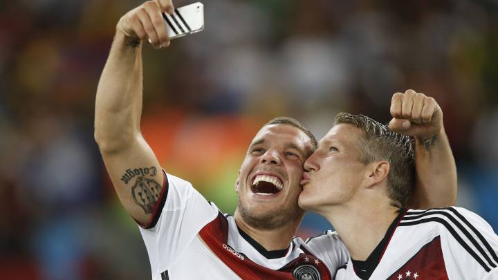 Podolski, Schweinsteiger