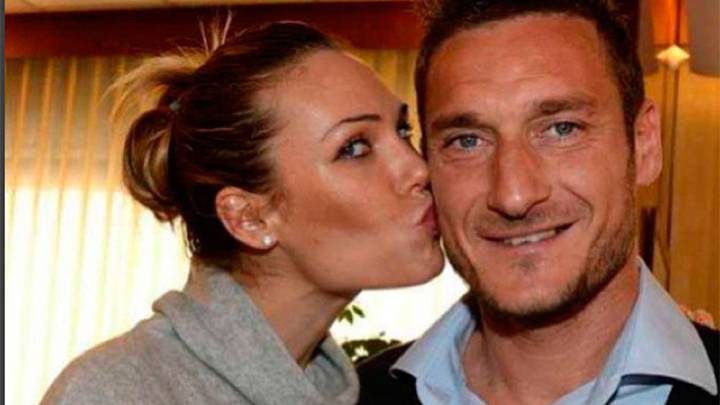 Ilary y Francesco Totti.