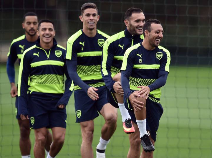 Giroud y Coquelin, ausencias del Arsenal ante el Basilea