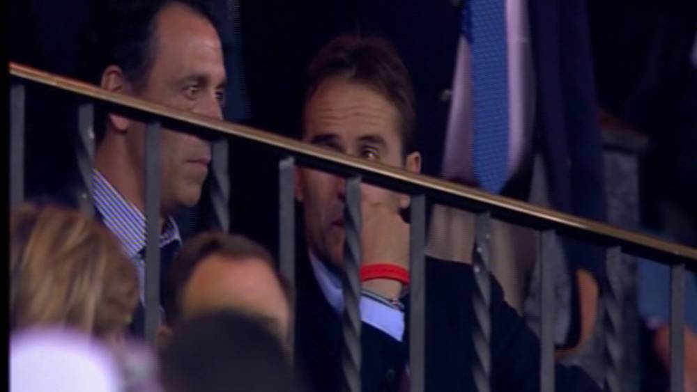Lopetegui, presente en el palco del Vicente Calderón