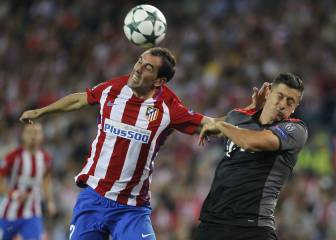 Otro lesionado más en el Atleti: Godín, en el tobillo izquierdo