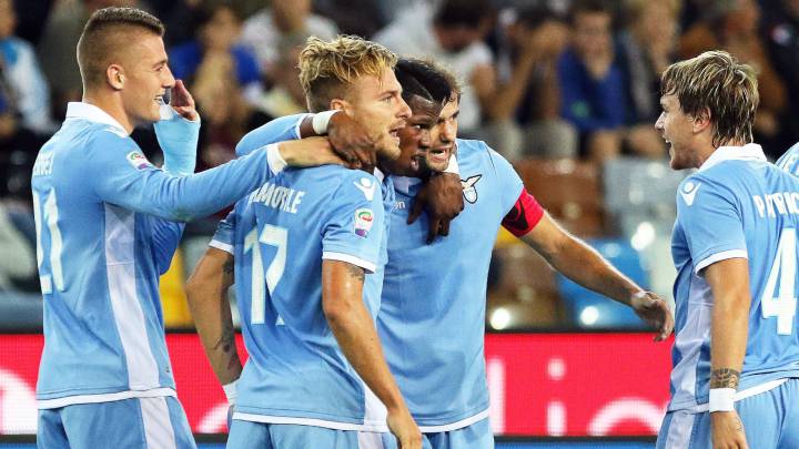 El Lazio golea 3-0 en Udine y es momentáneamente tercero
