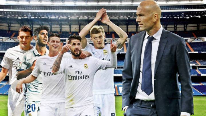 Las opciones de Zidane ante las bajas de Modric y Casemiro