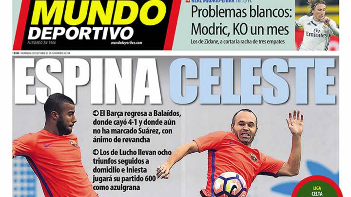 Muchísimo respeto a Balaídos en la prensa de Barcelona