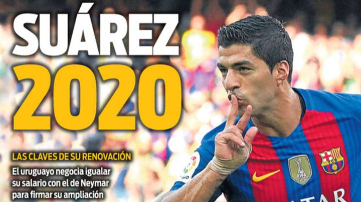 Prensa: Suárez renueva y ganará lo mismo que Neymar