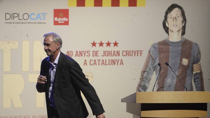 Cruyff desvela que Luis Enrique cambió Madrid por Barça por él