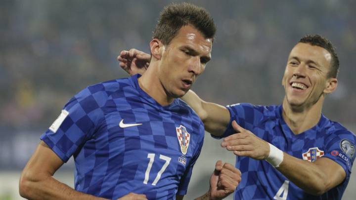 Mandzukic sale como figura en goleada de Croacia ante Kosovo