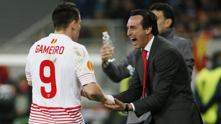 Gameiro reconoce que trabajar con Emery 'puede ser muy difícil'
