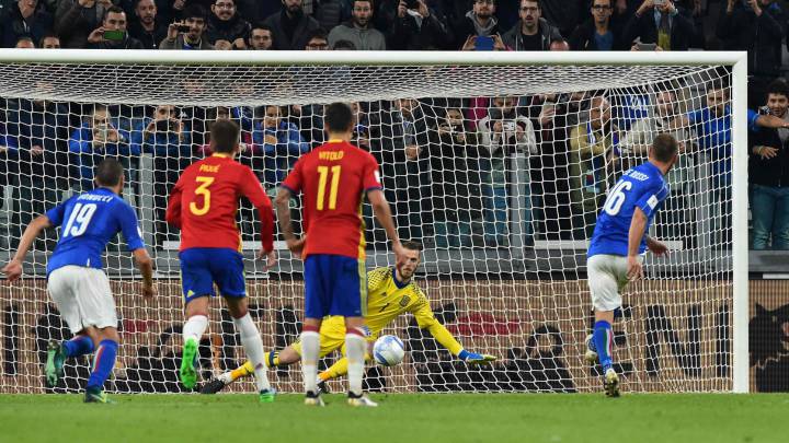Italia salva un punto en casa ante la España de Lopetegui