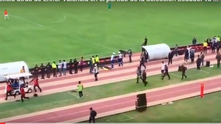 Valencia trató de escapar de la policía en una ambulancia