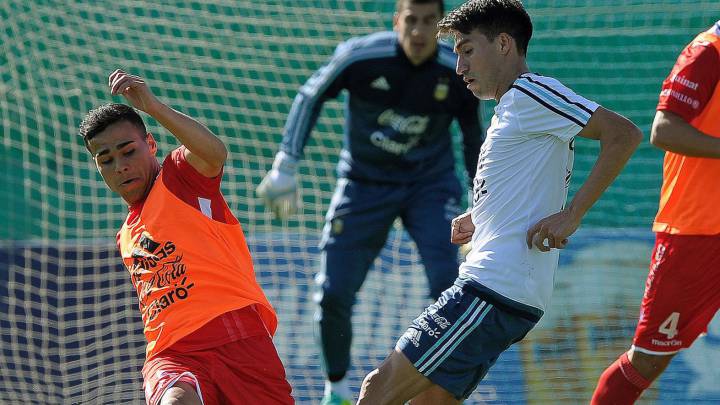 Correa y Gaitan golean en el ensayo de la Albiceleste