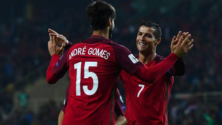 El portugués André Gomes, un jugador único y privilegiado