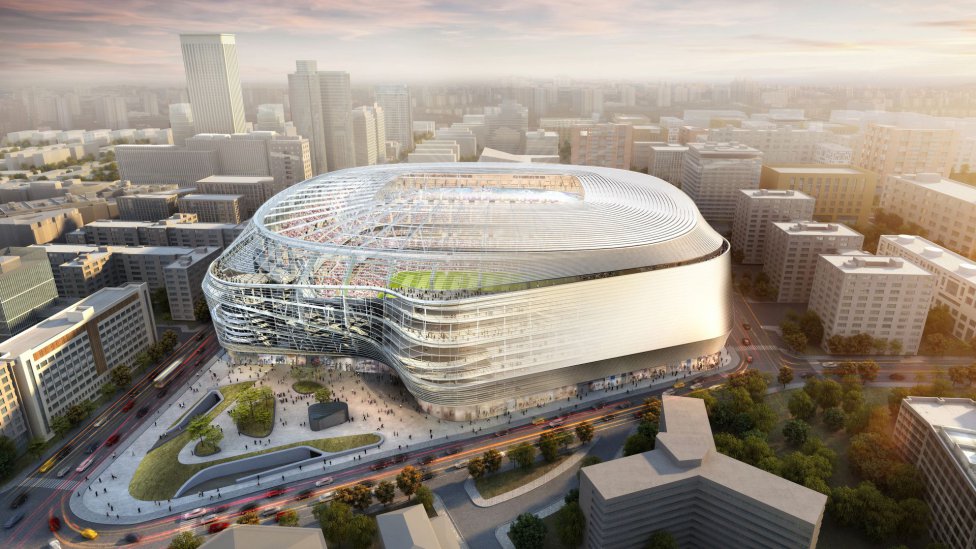  Proyecto del nuevo estadio Santiago Bernabéu.