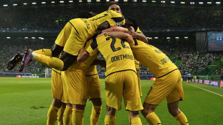 El Dortmund sale líder de Lisboa tras arrollar y luego dormirse
