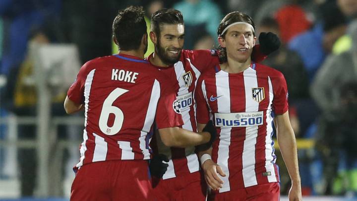 Carrasco sigue en racha y le da el triunfo al Atlético en Ucrania
