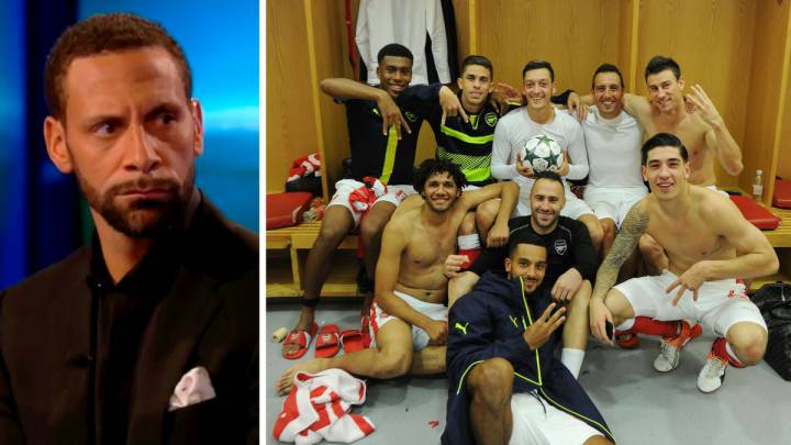 Ferdinand, indignado por cómo celebró el Arsenal la goleada