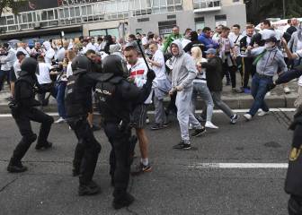 Nueve ultras del Legia detenidos no podrán salir de España