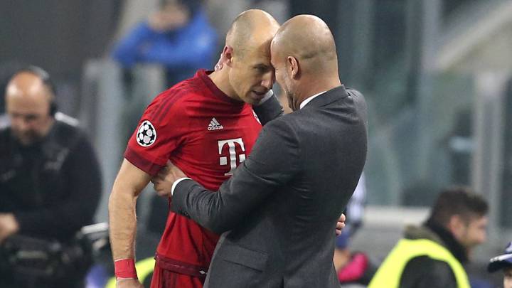 Robben asegura: "Guardiola está poseído, con Ancelotti hay más..."